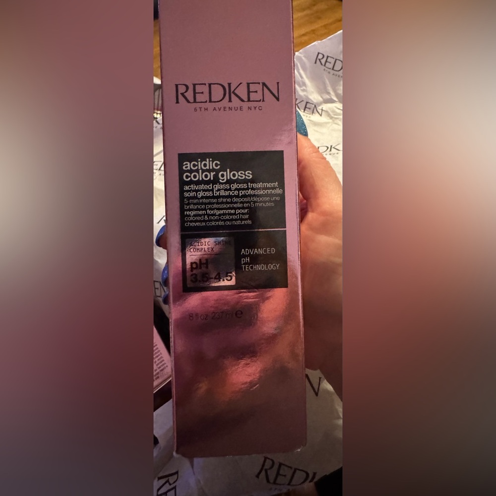 Redken Acidic Color Gloss NEW in box Sealed hair treatment deep gloss & conditio